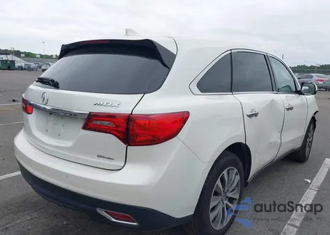2015 Acura Mdx Technology z USA, uszkodzony, nr VIN 5FRYD4H4XFB012140